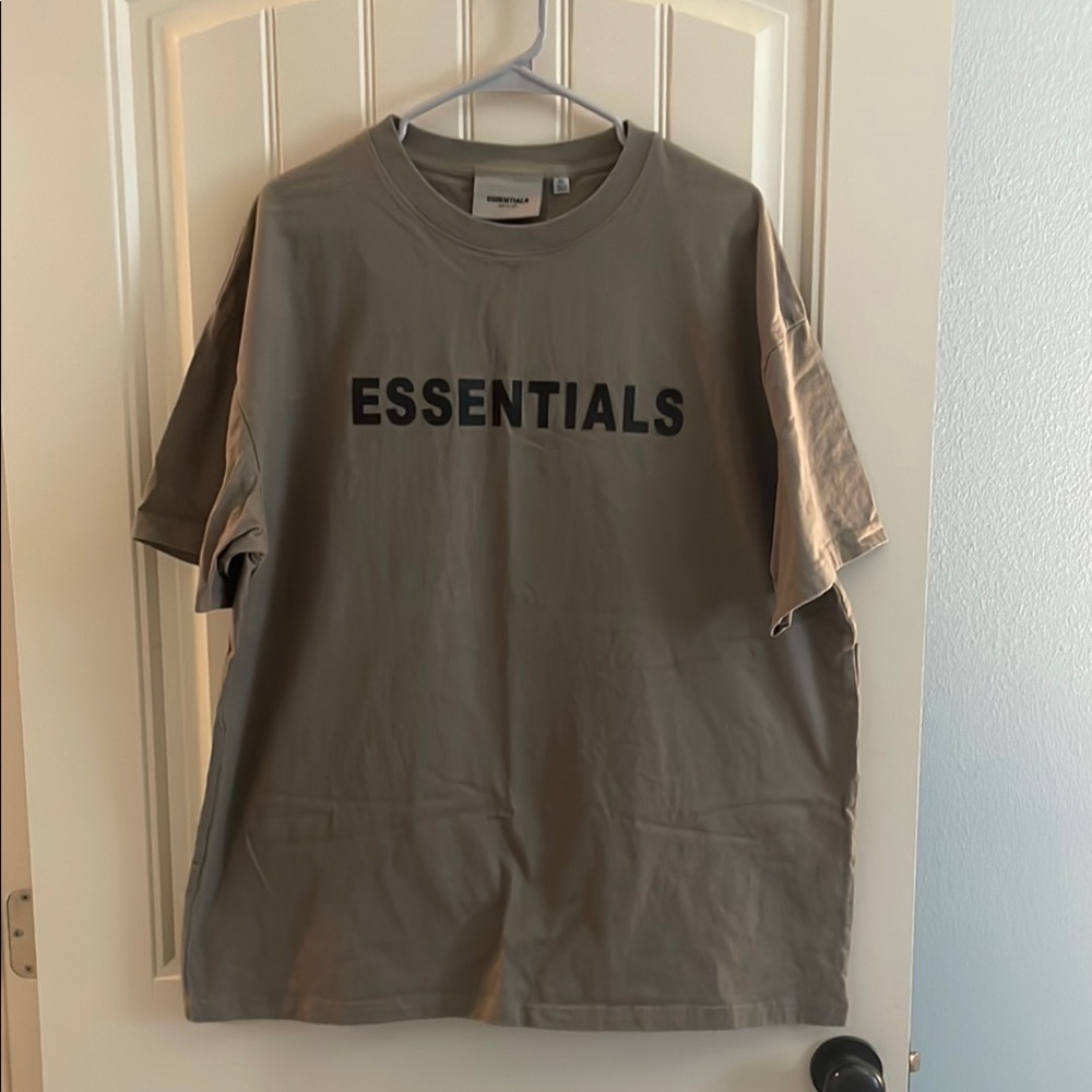 Essentials Men's Taupe Short Sleeve Tee